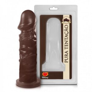 Pênis Realistico Aromático Chocolate 15,3x 4 cm - PA005