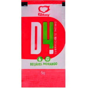 Lubrificante Sache D4 Morango 5g - 4011