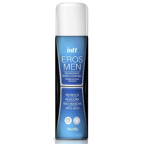 Desodorante Intimo Eros Man e Corporal Masculino Jato Seco 166ml - IN0455