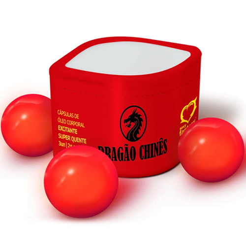 Bolinha Dragão Chinês com 3 un - 8710