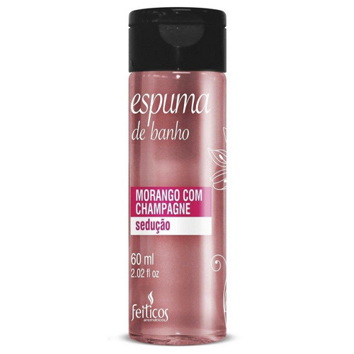 Espuma de Banho Aromática Morango com Champagne 60ml - 9328