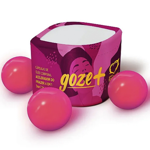 Bolinha Goze Mais Excitante com 3 un - 8810