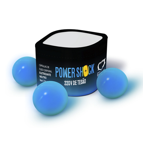 Bolinha Power Schock 220v de tesão - Eletrizante com 3 un - 8870