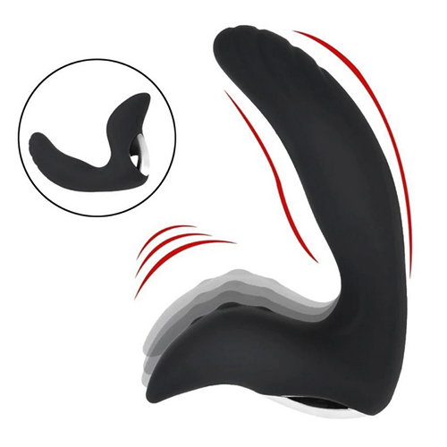 Estimulador Próstata com Plug Anal em Silicone - YSFG254