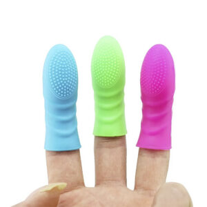Capa Para Dedo em Silicone com Saliencias Massageadoras - FV002
