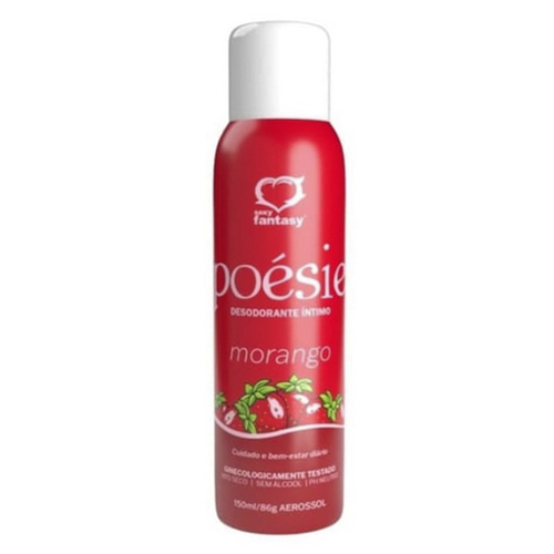 Desodorante Intimo Poesia Aromático Morango 150ml - AE001