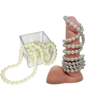 Colar De Perolas com Caixa Acrilica - 004A