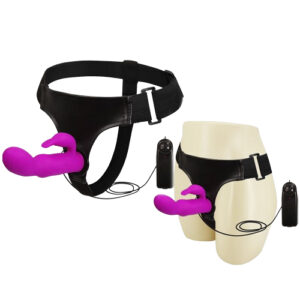 Cinta Peniana Unissex com Vibração e Massageador Embutido em silicone com Multiplas Vibração - BW022042