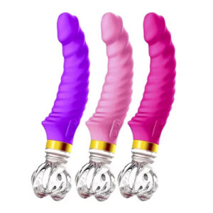 Vibrador Estimulador em Formato de Glande com Led na Base - MLVA1152
