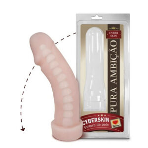Pênis Cyberskin com Vértebra 18 x 5 cm - 201Penis