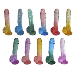 Pênis Peniana em Degrade de Silicone com Ventosa 15 x 6 cm - MVP1404