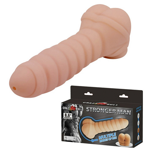 Masturbador Crazy Bull, Stronger Man com Vibração 8.6 - BM009213Z