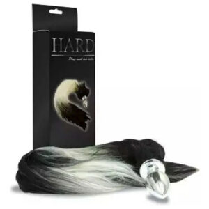 Plug Anal em Metal com Calda Longa - HA117