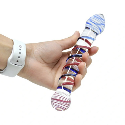 Plug Penetrador Anal Vidro Escalonado - MPA1504