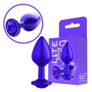 Plug Anal com Pedra com Glitter M - Plug07