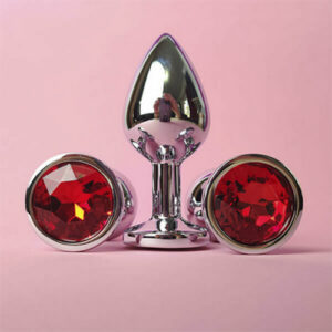 Plug Anal G Metal Diamond Cromado  - PJ-G