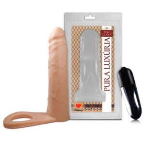 Anel  Companheiro com Prótese Auxiliar e Vibro 16 x 3,8 cm - AC008