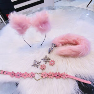 Kit Fox 4 em 1 em Pelúcia e Couro - KIT410