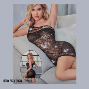 Mini Vestido com Strass - 9078
