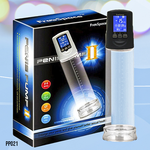 Bomba Peniana Recarrégavel com Sucção Automática,  Visor Digital - PP021