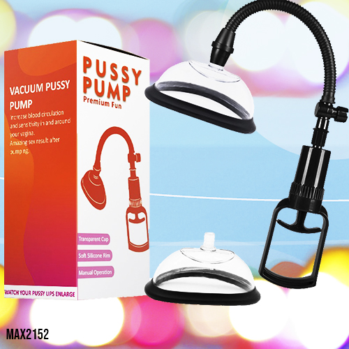 Bomba Feminina de Sucção Vacuum Pussy Pump, para Estimulação - MAX2152