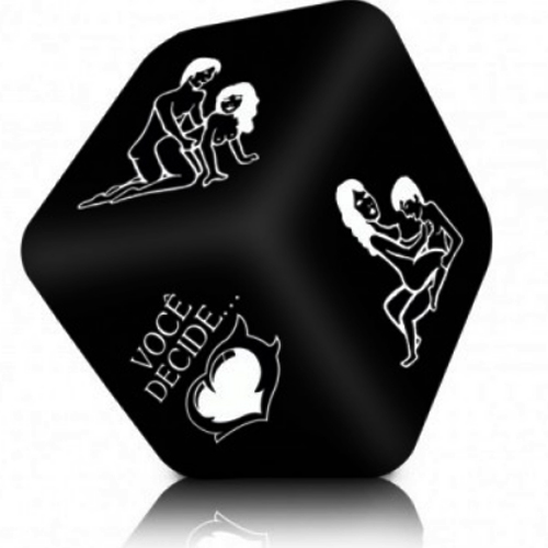 Dado Posições Hétero Preto 1 Un - BR002