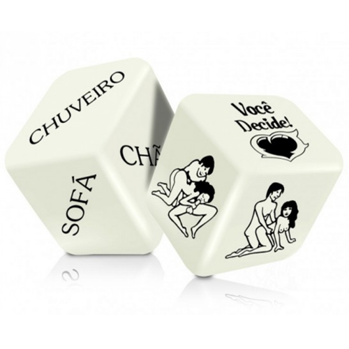 Dado Jogo do Prazer Hot Glow Com 2 Un - BR007