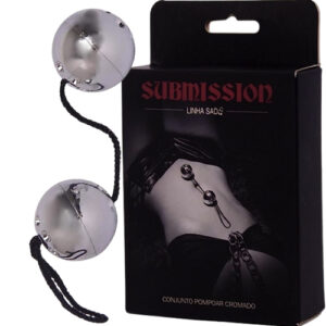 Conjunto de Pompoar Cromado 2 Bolas - 180