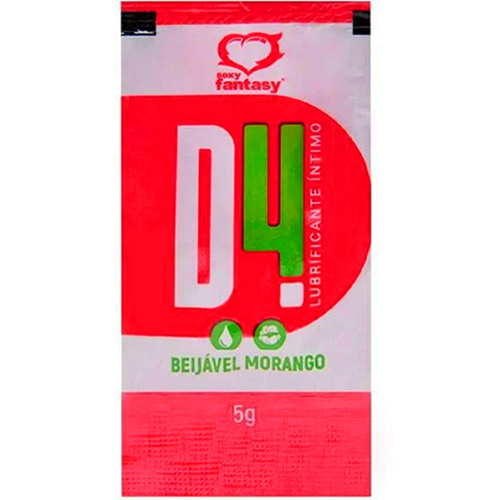 Lubrificante Sache D4 Morango 5g - 4011