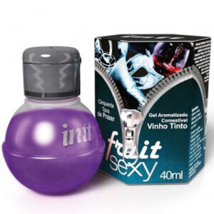 Fruit Sexy Comestível Vinho Tinto 50 Tons 40ml - IN0257