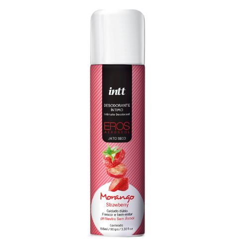 Desodorante Eros Intimo Jato Seco Morango 166ml - IN0453