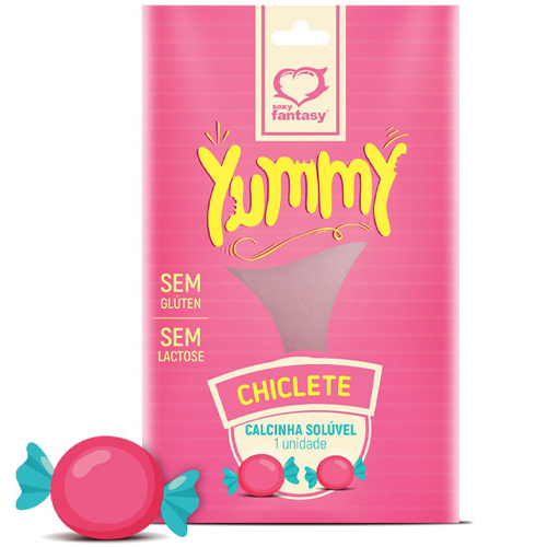 Calcinha Comestível Chiclete - 1054003
