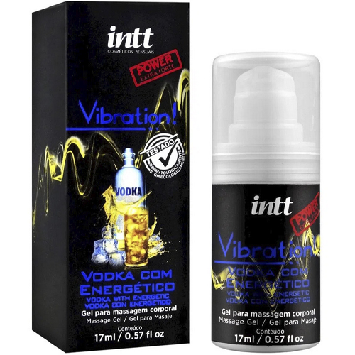 Vibration Vodka Com Energético Gel Vibrante 17 ml - IN0150