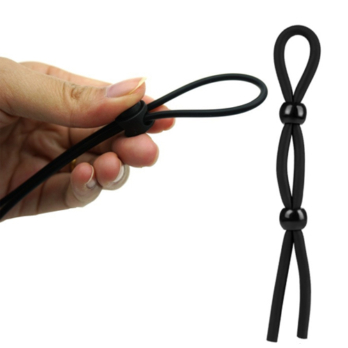 Anel Peniano Laço Duplo Ajustavel Em Silicone - CK007M