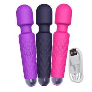 Varinha Mágica Massageador Recarregável Corporal, Flexível - AV004