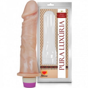 Pênis Realistico com Vibro 18x4,4 cm - PC019