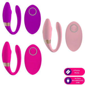 Vibrador Casal com controle remoto - MLCV1053