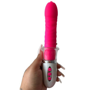 Vibrador Recarregável com Bomba de Sucção Vaginal - VR053