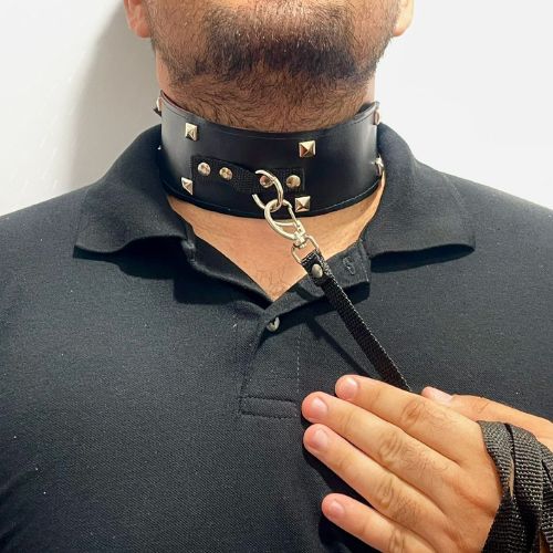Coleira Masculino com Guia - SD061