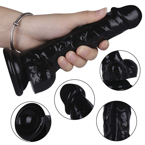 Prótese Peniana de silicone com Ventosa 10 x 3  - MVA1003